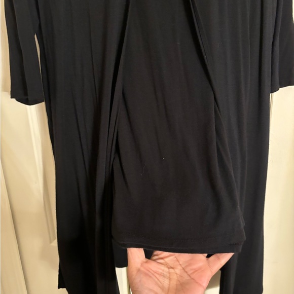 Kate and Mallory Black High Low Tunic - Picture 5 of 5